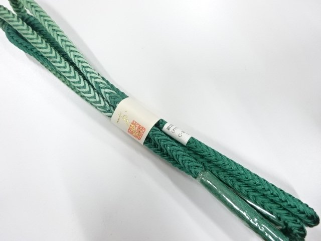 未使用品　正絹　手組帯締め